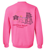 Devereux Beach, Marblehead v2 - Sweatshirt (FRONT LEFT & BACK PRINT)