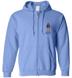 Marblehead Lighthouse - Zip Hoodie (LEFT CHEST PRINT)