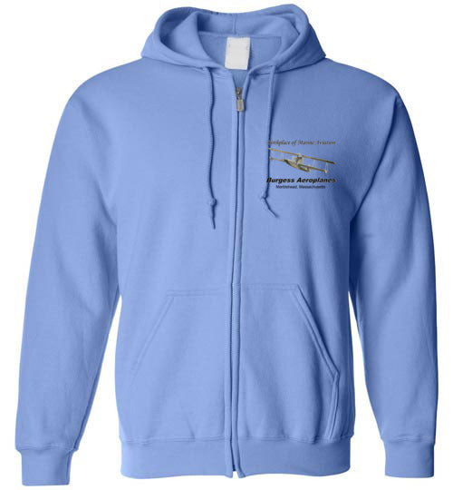 Birthplace of Marine Aviation - Zip Hoodie (FRONT LEFT AND BACK PRINT)