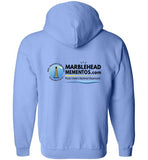 MarbleheadMementos.com Logo - Zip Hoodie (Front & Back Print)