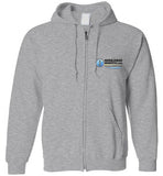 MarbleheadMementos.com Logo - Zip Hoodie (Front & Back Print)