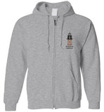 Marblehead Lighthouse - Zip Hoodie (LEFT CHEST PRINT)