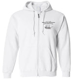 Destination Marblehead - USS Constitution - Zip Hoodie (FRONT LEFT & BACK PRINT)