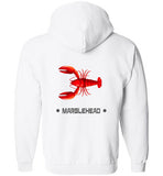 Lobster Marblehead - Zip Hoodie (FRONT LEFT & BACK PRINT)