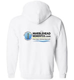 MarbleheadMementos.com Logo - Zip Hoodie (Front & Back Print)