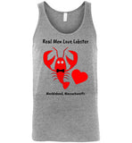 Real Men Love Lobster, Marblehead - Unisex Tank Top - by Canvas