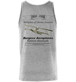 Birthplace of Marine Aviation - Marblehead - Unisex Tank Top (FRONT LEFT & BACK PRINT) - by Canvas