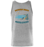 Devereux Beach, Marblehead v1 - Unisex Tank Top (FRONT LEFT & BACK PRINT) by Canvas