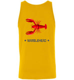 Lobster Marblehead - Unisex Tank Top (FRONT LEFT & BACK PRINT) - by Canvas