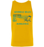 Devereux Beach, Marblehead v3 - Unisex Tank Top (FRONT LEFT & BACK PRINT) by Canvas