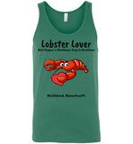 Lobster Lover- What Happens in Marblehead, Stays in Marblehead - Unisex Tank Top - by Canvas