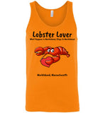 Lobster Lover- What Happens in Marblehead, Stays in Marblehead - Unisex Tank Top - by Canvas