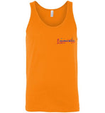 Devereux Beach, Marblehead v4 - Unisex Tank Top (FRONT LEFT & BACK PRINT) by Canvas