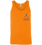 Marblehead Anchor Latitude-Longitude - Unisex Tank Top (FRONT LEFT & BACK PRINT) - by Canvas