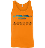 Marblehead Massachusetts, Activities - Unisex Tank Top, by Canvas