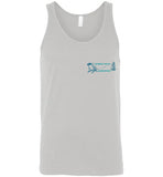 Devereux Beach, Marblehead v3 - Unisex Tank Top (FRONT LEFT & BACK PRINT) by Canvas