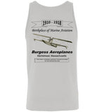 Birthplace of Marine Aviation - Marblehead - Unisex Tank Top (FRONT LEFT & BACK PRINT) - by Canvas