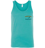 Devereux Beach, Marblehead v1 - Unisex Tank Top (FRONT LEFT & BACK PRINT) by Canvas