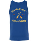 Marblehead, Est. 1629 with Oars - Unisex Tank Top (FRONT LEFT & BACK PRINT) - by Canvas