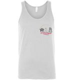 Devereux Beach, Marblehead v2 - Unisex Tank Top (FRONT LEFT & BACK PRINT) by Canvas