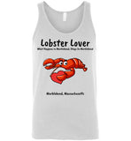 Lobster Lover- What Happens in Marblehead, Stays in Marblehead - Unisex Tank Top - by Canvas