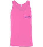 Devereux Beach, Marblehead v4 - Unisex Tank Top (FRONT LEFT & BACK PRINT) by Canvas