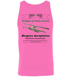 Birthplace of Marine Aviation - Marblehead - Unisex Tank Top (FRONT LEFT & BACK PRINT) - by Canvas