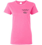 Destination Marblehead - USS Constitution - Ladies T-Shirt (FRONT LEFT & BACK PRINT) - Gildan