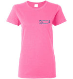 Devereux Beach, Marblehead v3 - Ladies T-Shirt (FRONT LEFT & BACK PRINT Gildan