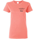 Destination Marblehead - USS Constitution - Ladies T-Shirt (FRONT LEFT & BACK PRINT) - Gildan