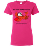 Wake Up Happy, Sleep With a Lobster Lover, Marblehead - Ladies T-Shirt - Gildan