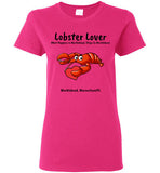 Lobster Lover- What Happens in Marblehead, Stays in Marblehead - Ladies T-Shirt - Gildan