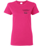 Destination Marblehead - USS Constitution - Ladies T-Shirt (FRONT LEFT & BACK PRINT) - Gildan