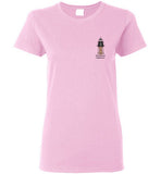 Marblehead Lighthouse - LEFT CHEST FRONT ONLY PRINT - Ladies T-Shirt