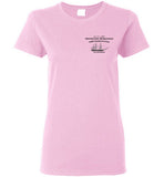 Destination Marblehead - USS Constitution - Ladies T-Shirt (FRONT LEFT & BACK PRINT) - Gildan