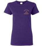 Marblehead, Est. 1629 with Oars - Ladies T-Shirt (FRONT LEFT & BACK PRINT) - Gildan