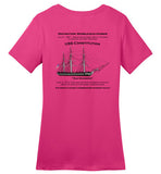 Destination Marblehead - USS Constitution - T-Shirt (FRONT LEFT & BACK PRINT) - by District