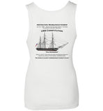 Constitution - Marblehead - Womens Tank (FRONT LEFT & BACK PRINT) - by Next Level