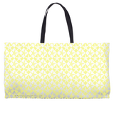 Marblehead SeaPrints Weekender Tote - Starfish Print v1, Pastel Yellow