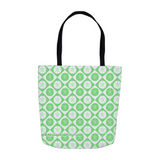 Marblehead SeaPrints Tote Bag - Sand Dollar Print v1 - Pastel Green