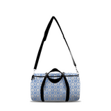 Marblehead SeaPrints Duffel Bag - Sand Dollar Print v1 - Pastel Blue