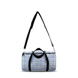 Marblehead SeaPrints Duffel Bag - Starfish Print v2 - Pastel Blue