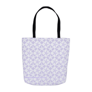 Marblehead SeaPrints Tote Bag - Starfish Print v1- Light Periwinkle