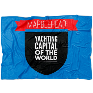 Marblehead - Yachting Capital of the World Fleece Blanket v1