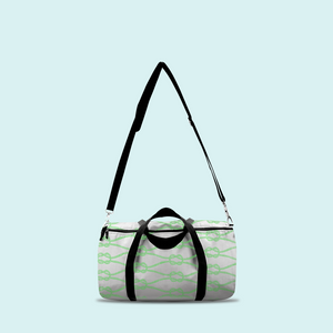 Marblehead SeaPrints Duffel Bag - Rope Print - Pastel Green