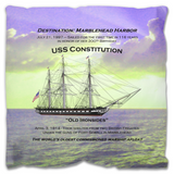 Destination Marblehead USS Constitution - Outdoor Pillow
