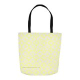 Marblehead SeaPrints Tote Bag - Starfish Print v1- Pastel Yellow