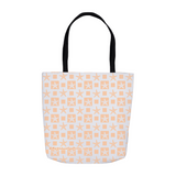 Marblehead SeaPrints Tote Bag - Starfish Print v2 - Deep Peach