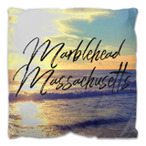 Marblehead Massachusetts Sunrise - Outdoor Pillow