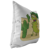 Iguana Cactus Cartoon - Pillow